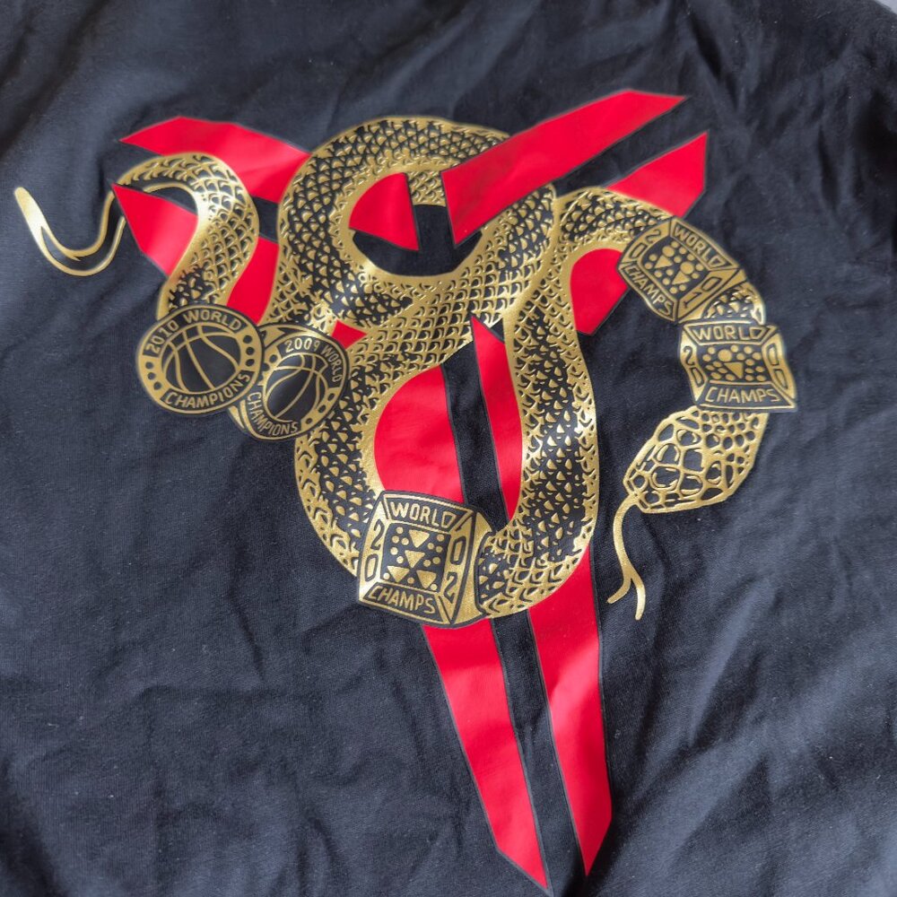 NIKE Kobe Year of the Mamba Max90 Long Sleeve Black T-shirt Men's size M